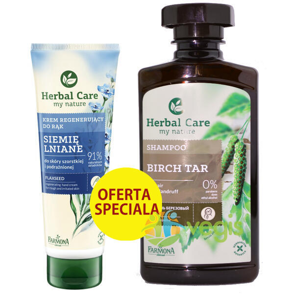 farmona-sampon-cu-gudron-de-mesteacan-pentru-par-predispus-la-matreata-330ml-plus-crema-regeneratoare-pentru-maini-cu-extract-de-seminte-de-in-100ml-herbal-care-gratis-75825