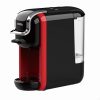 Espressor cafea macinata si capsule 8в1 Oliver Voltz OV51171B5, 1450W, 19 bar, Negru/Rosu