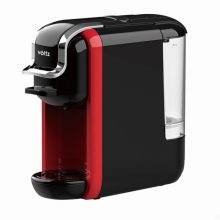 Espressor cafea macinata si capsule 8в1 Oliver Voltz OV51171B5, 1450W, 19 bar, Negru/Rosu