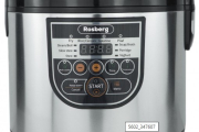 Multicooker Rosberg R51985E5, 780W, 5 L, 10 programe, Mod manual, Timer, Inox/Negru