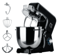 Robot de bucatarie profesional STARCREST SKM-2002BK, 2000 W